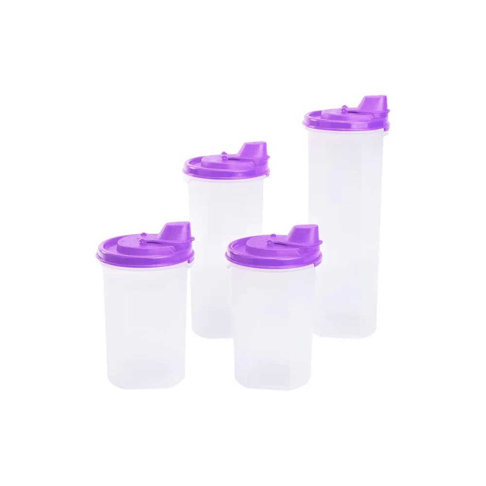 Set recipiente Clario mov (4 buc.)