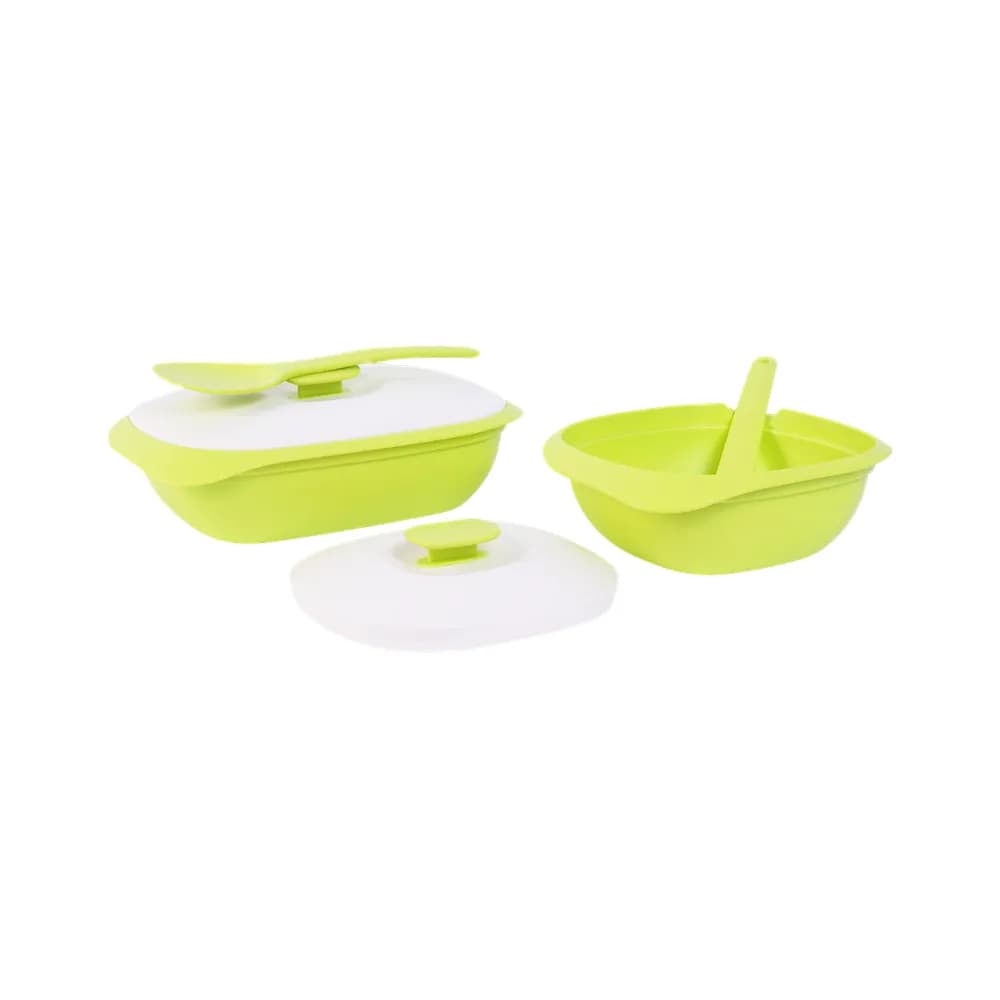 Set recipiente Kirana 1,9 L + 1,2 L cu linguri